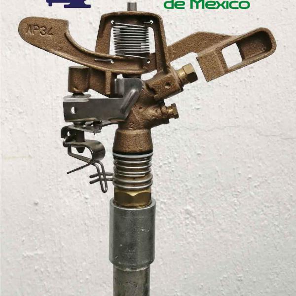 Aspersor de Bronce 3/4 Circulo Parcial para Riego Agricola